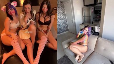 Porno Belle Belinha, Mc Pipokinha e Andressa Urach suruba no Privacy