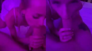 Lola Bunny Onlyfans mamando um cacete grande e bebendo gozo