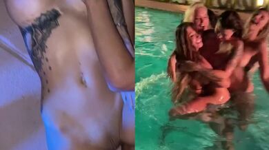 Alexa Vip Onlyfans fazendo uma suruba lésbica com as amigas novinhas